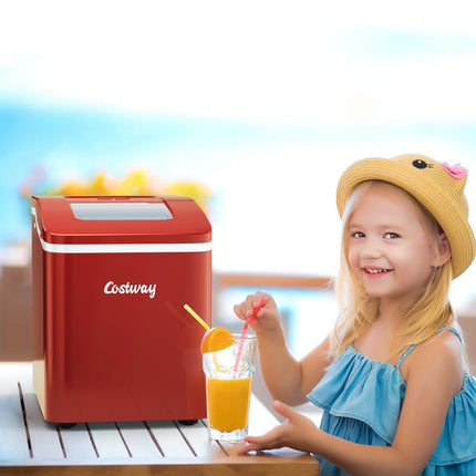 Eiswürfelmaschine Eiswürfelbereiter Eismaschine Eismaschine Farbwahl rot