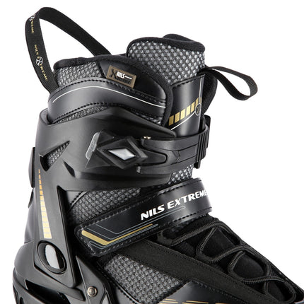 Inlineskates, Schwarz-Gold, Größe 46