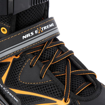 Inlineskates, Schwarz/Orange, Größe 40