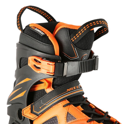 In-Line Skates, Black-Orange, Size 44