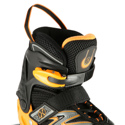 Patins à roues alignées, noir-orange, taille L (39-42)