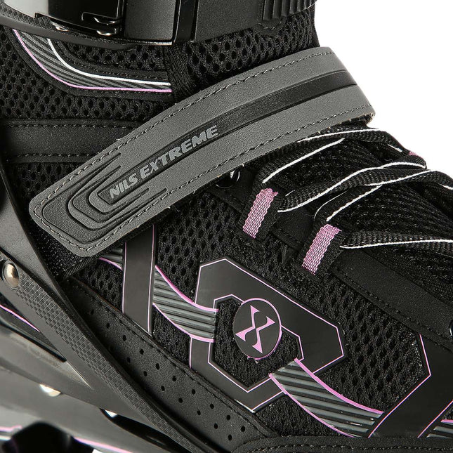 Inlineskates, Schwarz-Lila, Größe 45