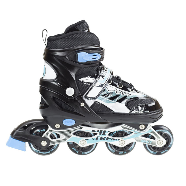 Inlineskates, Schwarz, Größe L, Verstellbar