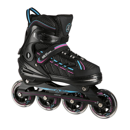 Patins à roues alignées, noir-violet, taille L (39-42)