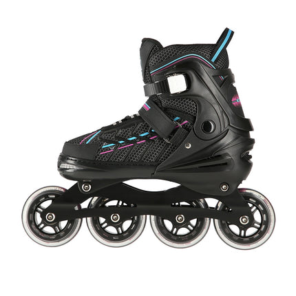Patins à roues alignées, noir-violet, taille L (39-42)