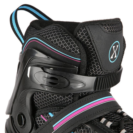 Patins à roues alignées, noir-violet, taille L (39-42)