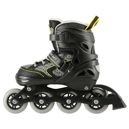 In-Line Skates, Black-Yellow, Size L (39-42)