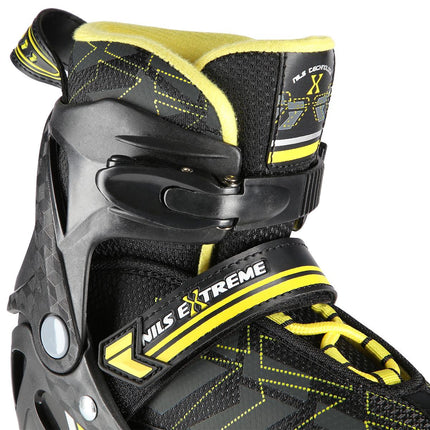 Patins à roues alignées, noir/jaune, taille M (35-38)