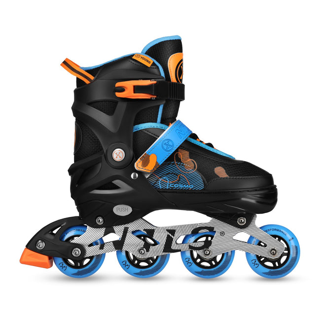 Inlineskates, Cosmo Blue, Größe M (34-37)