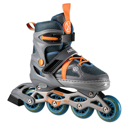 Inliner, Grau-Orange, Größe S (31-34)