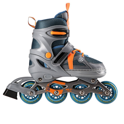 Inliner, Grau-Orange, Größe S (31-34)