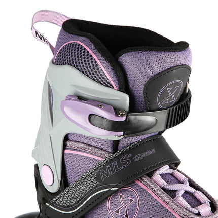 Patins à roues alignées, gris-violet, taille L (39-42)