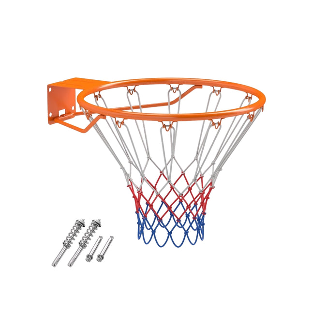 Indoor-Basketballkorb – 45cm Ring, Wandmontage, Orange