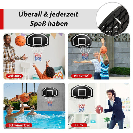 Indoor-Basketballkorb – 72x45,5 cm bruchsicheres Backboard