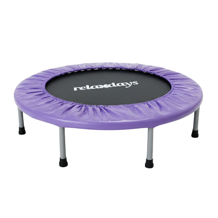 Trampoline de fitness d'intérieur, Ø95 cm, pliable, antidérapant