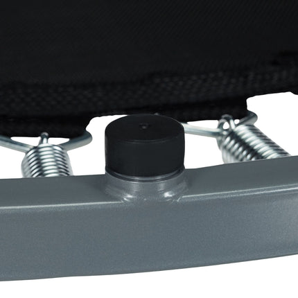 Trampoline de fitness d'intérieur, Ø95 cm, pliable, antidérapant