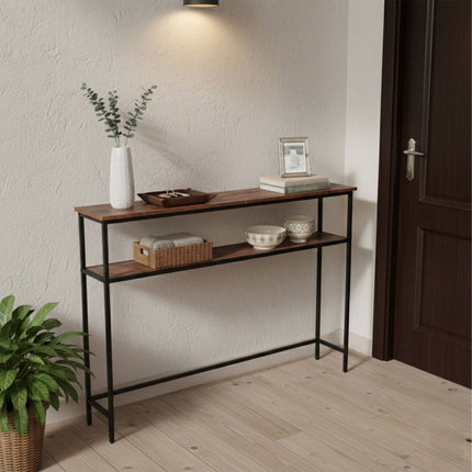 Console industrielle à 2 niveaux, design compact