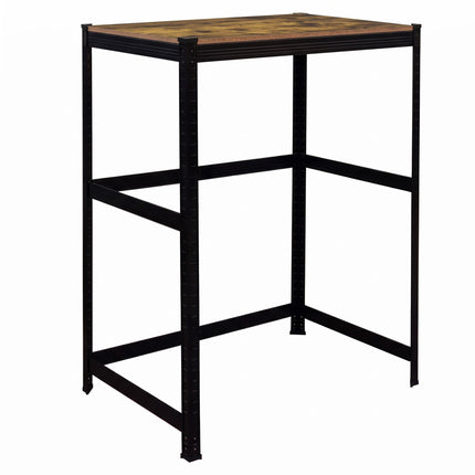 Industrial Washing Machine Rack, Heavy-Duty Steel – Black, 200 kg per Shelf