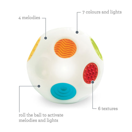 Infantino Ball Senso Regenbogen