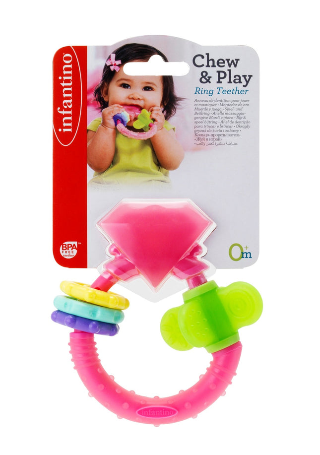 Anneau de dentition à mâcher et à jouer Infantino