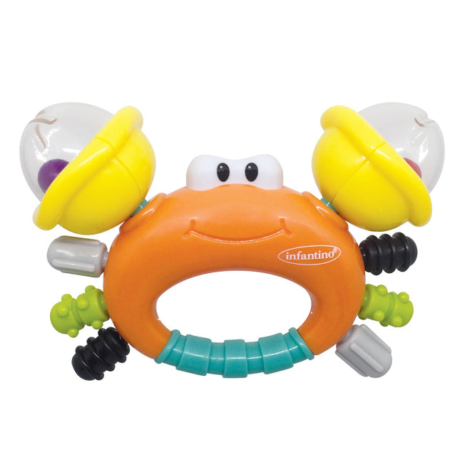 Infantino Hochet et Anneau de Dentition Crabe des Sables
