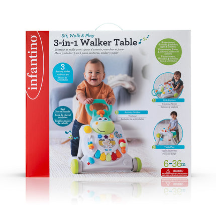 Infantino Sit, Walk & Play 3-in-1 Lauflernhilfe