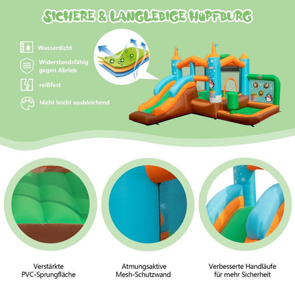 Château gonflable gonflable pingouin (sans souffleur)