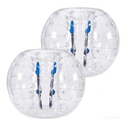Inflatable Bumper Balls 2-Pack, 4 Ft PVC Body Zorb