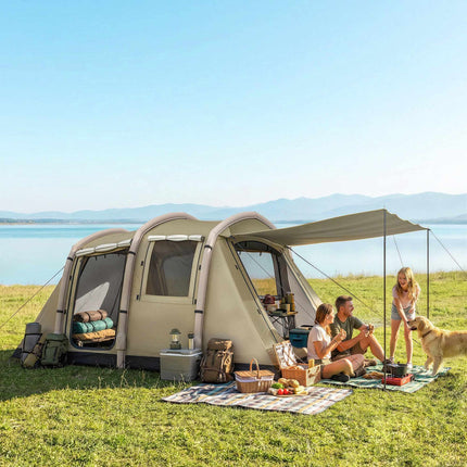 Tente de camping gonflable, 2 à 4 personnes, montage rapide