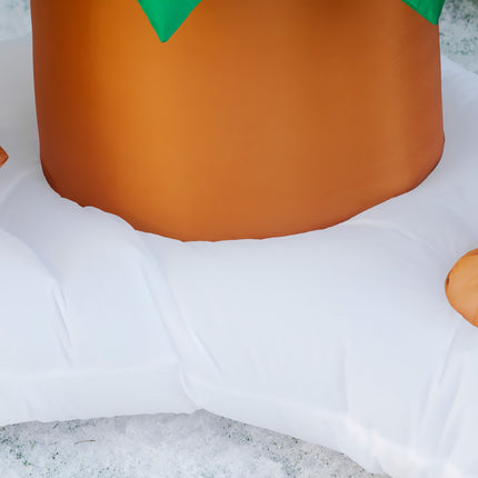 Inflatable 223 Cm Santa Claus with LED lights - Christmas decoration