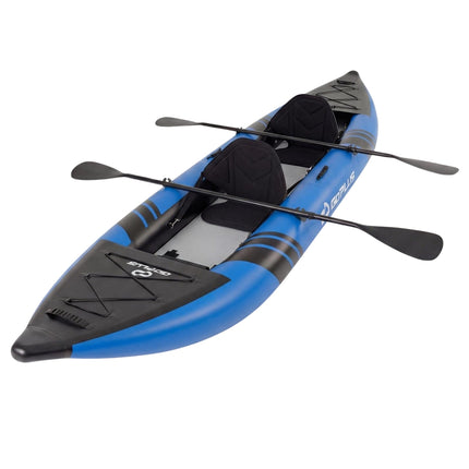 Ensemble de kayak gonflable avec pagaies en aluminium et sièges en EVA