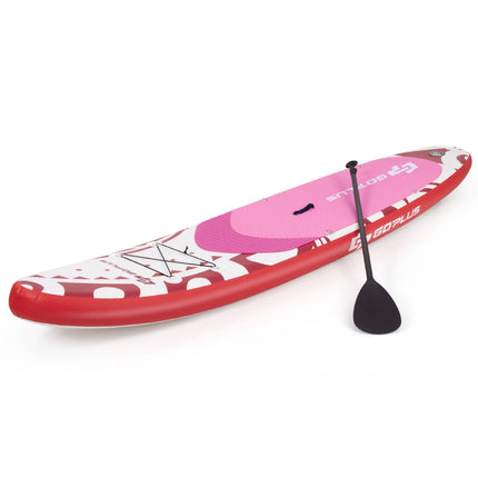 Aufblasbares Paddle Board 325x76x16cm Set, Pink