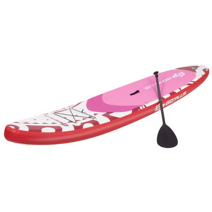 Aufblasbares Paddle Board 325x76x16cm Set, Pink
