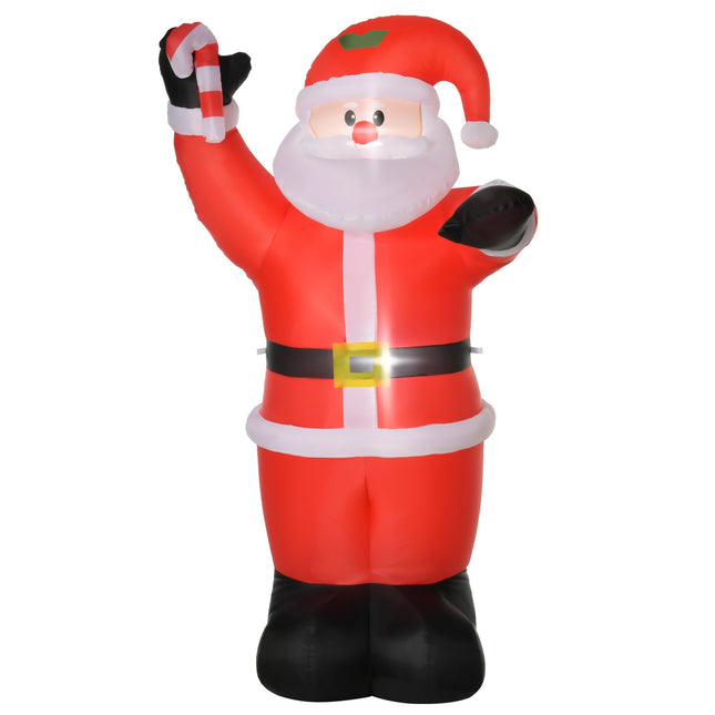 Aufblasbarer Weihnachtsmann mit LED-Beleuchtung, 240cm, Outdoor