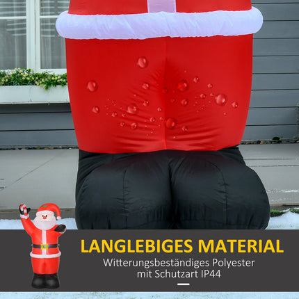 Aufblasbarer Weihnachtsmann mit LED-Beleuchtung, 240cm, Outdoor