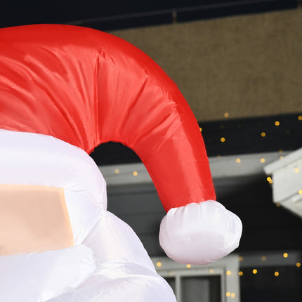Aufblasbarer Weihnachtsmann mit LED-Beleuchtung, 240cm, Outdoor