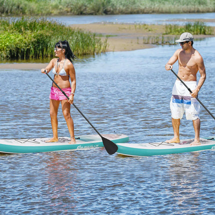 Aufblasbares Stand Up Paddle Board 10,5 Fuß mit Paddel, Pumpe