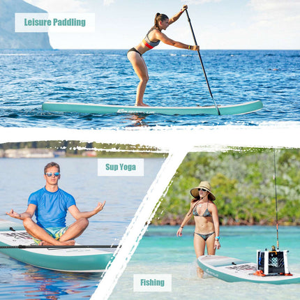 Aufblasbares Stand Up Paddle Board 10,5 Fuß mit Paddel, Pumpe