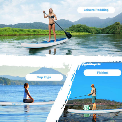 Aufblasbares Stand Up Paddle Board 305 cm, Paddel, Pumpe, Rucksack