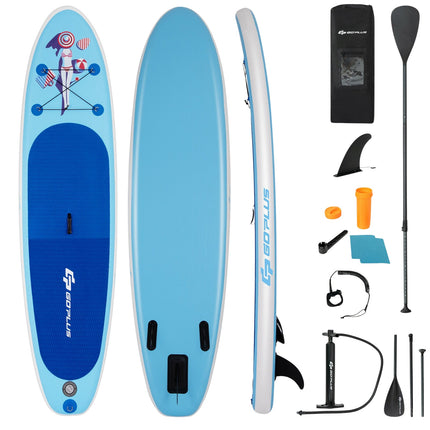 Aufblasbares Stand Up Paddle Board 305 cm, Paddel, Pumpe, Rucksack