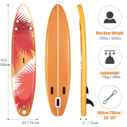 Aufblasbares Stand Up Paddle Board 320 cm, SUP Kit