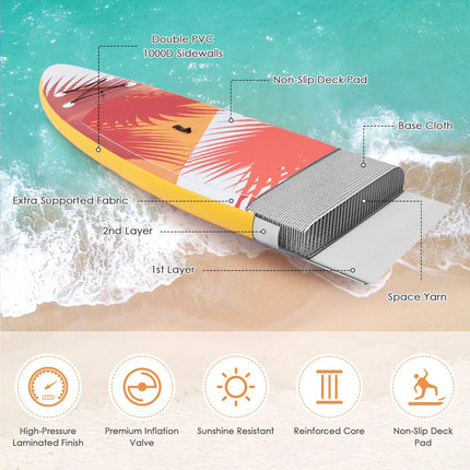 Aufblasbares Stand Up Paddle Board 320 cm, SUP Kit