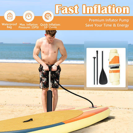 Planche de paddle gonflable 320 x 75 cm, 150 kg