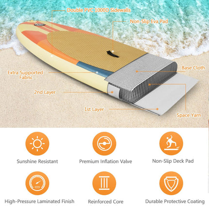 Planche de paddle gonflable 320 x 75 cm, 150 kg