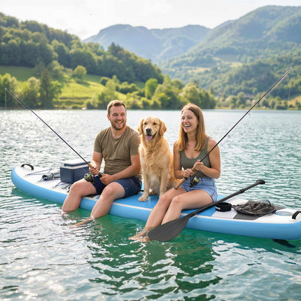 Aufblasbares Stand-Up-Paddle-Board, 320x82 cm, 160 kg Tragkraft
