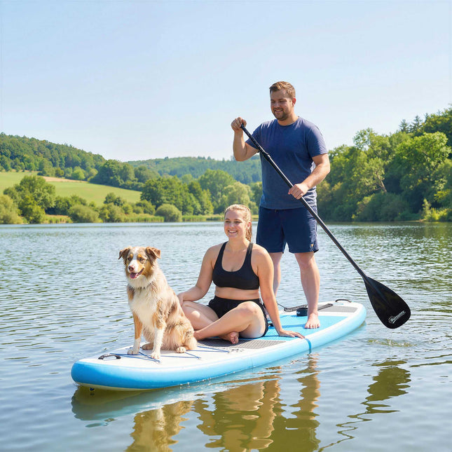 Aufblasbares Stand-Up-Paddle-Board, 320x82 cm, 160 kg Tragkraft