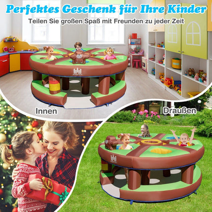 Aufblasbares Hau-den-Maulwurf-Spiel für Kinder mit Gebläse