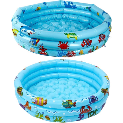 Inflatable pool for children - paddling pool Kruzzel 20932