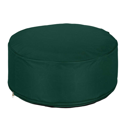 Tabouret gonflable vert