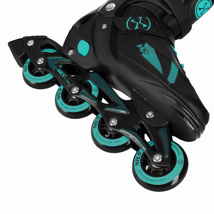 Inlineskates & Schlittschuhe 2-in-1, Grün, Größe M (36-39)